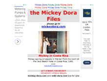 Tablet Screenshot of mickey-dora.com